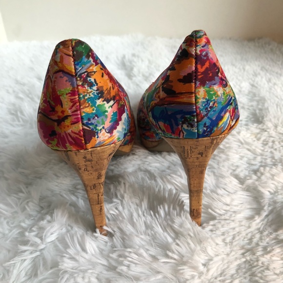 🇺🇸 FIONI Floral Pump Shoes. Size 7 - Picture 5 of 5